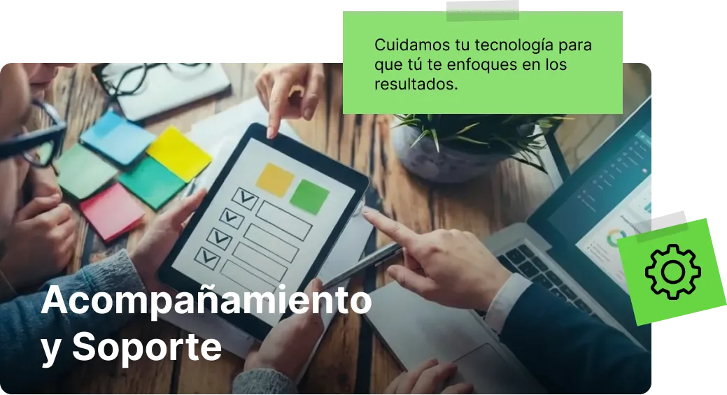 Acompañamiento y soporte de plataformas digitales